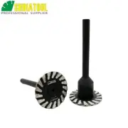 2pcs Hot Pressed Mini Diamond Saw Blade Removable 6mm Shank Carving Cutting Disc