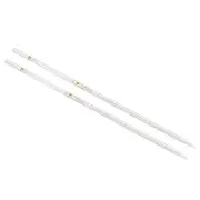 Graduated Dropper Pipettes, 2 Pcs 0.1ml Borosilicate Glass Pipette, Clear