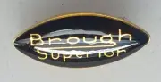 Brough Superior, vintage lapel/hat pin badge B010305