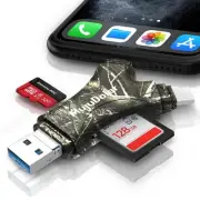 SD Card Reader for iPhone & iPad - Trail Camera, Game Camera & Memory Card Vi...