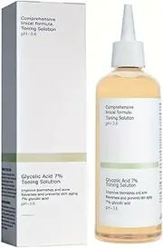 Pack of 3 Glycolic Acid 7% Toning Resurfacing Solution,100ml ea