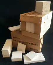 K23 Insulating Firebrick 9 x 4.5 x 1.75 Fire Brick Thermal Ceramics 2300F Qty 1