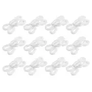 40pcs Iron Sewing Hooks and Eye Closures 23mm Long for Bra Trousers, White