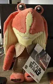 Star Wars Gungan Plush Jar Jar Binks Galaxy’s Edge Squeeze for sound New!