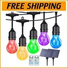Elegant 96FT Solar Outdoor String Lights with Remote - Romantic Color Options