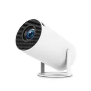 HY300 Pro Mini Projector, Portable, 180 Degree, 4K 1080P, Dual-Band WiFi 6 5G...