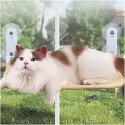 Window Sill Mounted Cat Seat and Hammock for Large Cats - Comfortable Cat Hammock for Window Sill