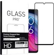 For TCL 505 Tempered Glass Screen Protector, 5D Full Coverage, Black