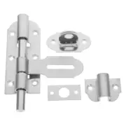 1 Set Heavy Duty Stainless Steel Barrel Bolt Security Slide Latch Bolt Lock For
