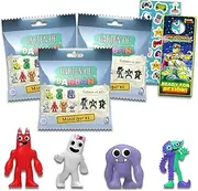 Roblox Garten of Banban Mini Figures Blind Bags Set - 3 Pack Garten of Banban Mystery Bag Toys Bundle with Collectable Mini Figures Plus Stickers | Garten of Banban Party Favors, Supplies