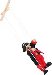 QUMIIRITY Pirate Wooden Marionette Puppet Puppet for Birthday Parties Stage Performance Interactive Play Craftsmanship Great Present