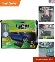 Analog Tire Repair Kit with Sealant – Fast Emergency Fix for Highway Vehicles