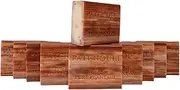10x 100g Plant Oil Soap Patchouli Scent Pure Natural Vegetable Base Bar