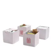 Delta Children babyGap by Delta Children 4 Pack Brannan Bear Fabric Storage Bins with Handles