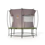 VULY Ultra 2 Pro Medium 10ft Trampoline with Enclosure - Round Kids Trampolines Bundle With Tent Wall and Shade Cover