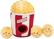 ZippyPaws Zippy Burrow Popcorn Bucket, Red and Yellow, 1 Count (Pack of 1)