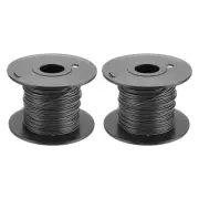 22AWG Gauge Stranded Hook-Up Wire PVC Tinned Copper Wire Spool 30m/100ft Black