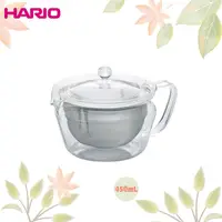 在飛比找Yahoo奇摩購物中心優惠-HARIO 茶茶急須壺禪 450ml 玻璃壺 耐熱玻璃 公司