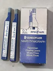 QTY 144 STAEDTLER MARS DYNAGRAPH PRO-FILM MINES FINE LEAD, 0.7mm N2=H