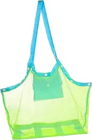[CONGARTENO] Family-size Mesh Beach Tote Large Storage Oxford Mesh Beach Bag for Boys and Girls Adults