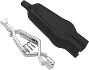 Test Alligator Clips - 10-Pieces Alligator Jumper Clips 75mm,with Insulation Cover, Safety Testing Gear for Automotive Repair Battery Charging Electricians Professional Technicians