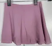 Danskin Girls Size S-I (4-7) Lavender G Wrap Skirt Style #2376 Dancewear