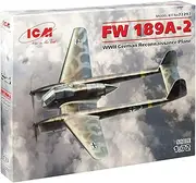 Models ICM 1/72 FW 189A-2 WWII German Reconnaissance Plane Model Kit