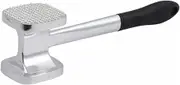 Vaguelly Double Sided Aluminum Alloy Meat Tenderiser Hammer Practical Kitchen Tool for Beef and Chicken Meat Pounder with Easy Storage Versatile for and Garlic