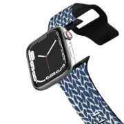 Apple Watch Series 7-9 (45mm) Impact Band Hand Knit Navy -2