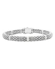 Lagos Sterling Silver White Caviar Ceramic Beaded Bracelet