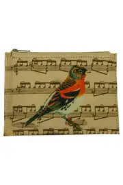 Large Singing Bird Zip Purse--TGT-G11002O