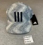 NEW adidas Golf 3 Three Stripes Printed Tour Adjustable Hat Cap IM9224 OSFM $38