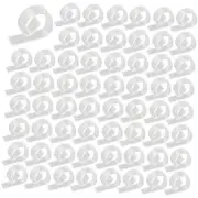 PCS Transparent Clear Tablecloth Clips, Plastic Table Cloth Clips，Windproof 72