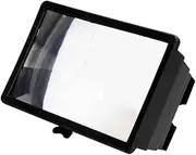 Screen Magnifier Phone Screen Unique Gadgets Magnifying Screen Expander for Phone Rotary Phone Telescoping Cell Phone Magnifier Phone Magnifier Screen E-Gadgets Amplifier PVC Black
