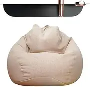 Beanbag Covers - Storage Bean Bag Cover, Gigantic Bean Bag |Space-Saving Design Small Lazy Sofa Cover Chairs Without Filler, Ergonomic Machine Washable Beanbag Soft Chair Cover for Home Hotel Hostel
