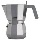 Alessi "Moka" Aluminum 6 Cup Espresso Coffee Maker - Gray