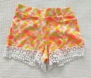 NEW Pineapple Print Shorts PUMPKIN PATCH Size 12-18 months Post $5 *C