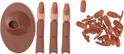 Minkissy Quality Manicure Finger Cots 1 Set of Training Models for Nail Art Beginners Professionals