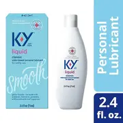 KY K-y Liquid Lube, Personal Lubricant, Water-based Formula, Safe To Use With Latex Condoms, For Men, Women And Couples, 2.5 Fl Oz
