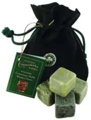 IRISH CONNEMARA MARBLE WHISKEY STONES SET/D 43401