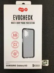 NEW Tech21 EvoCheck Phone Protection Case for Samsung Galaxy A13 -Smoky Black