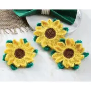 Herrschners® Sunflower Scrubbies Crochet Kit