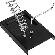 Glass Welding Tools Convenient Soldering Holder Solder Stand Soldering Station Solder Holder Support Solder Soldering Iron Rectangle Base Soldering Iron Stand Black Wrought Iron