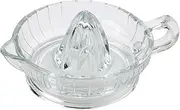 HIC Harold Import Co. 43214 Citrus Juicer Reamer with Handle and Pour Spout, Heavyweight Glass