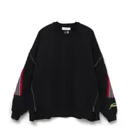 [FACETASM] Zipper Rib Sweatshirt