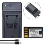 Battery +Charger for JVC Everio GZ-MG330AU GZ-MG330HU GZ-MG330RU HDD Camcorder