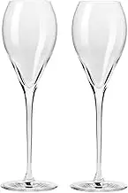 Krosno Duet Flute 230ML Set of 2 Gift Boxed
