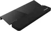Chyaidach Computer Keyboard Stand and Wrist Rest - Easy Comfortable Ergonomic Typing - Acrylic PC Keyboard Holder with Wrist Support - Fits All Size Keyboards - 16.9'' Wide (Matte Black)