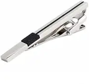 [SLEDEZ] Mens Tie Clip Men's Silver Formal Classic Simple Tie Clip