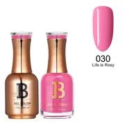 Billionaire Gel Polish UV LED & Nail Lacquer Duo 030 Life Is Rosy 15ml